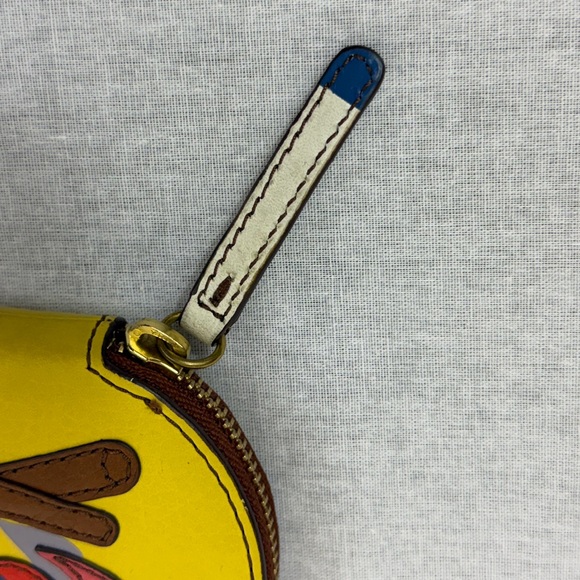 Fossil Yellow Campfire Zip Coin Purse - Picture 2 of 7